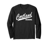 SUNY Cortland Grandma Red Dragons Script Manga Larga