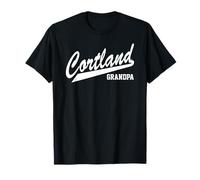 SUNY Cortland Grandpa Red Dragons Script Camiseta