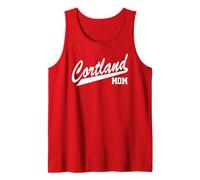SUNY Cortland Mom Red Dragons Script Mother's Camiseta sin Mangas