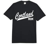 SUNY Cortland Mom Red Dragons Script Mother's Comfort Colors Adult Heavyweight T-Shirt