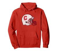 SUNY Cortland Red Dragons Classic Stacked Collegiate Text Sudadera con Capucha