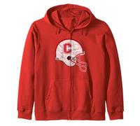 SUNY Cortland Red Dragons Classic Stacked Collegiate Text Sudadera con Capucha