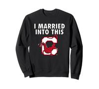 SUNY Cortland Red Dragons I Married Into This Funny Sudadera
