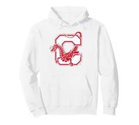 SUNY Cortland Red Dragons Logo Sudadera con Capucha