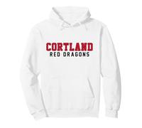 SUNY Cortland Red Dragons Logo Sudadera con Capucha