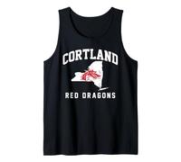 SUNY Cortland Red Dragons New York State Camiseta sin Mangas