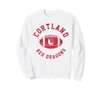 SUNY Cortland Red Dragons Vintage Football Sudadera
