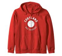 SUNY Cortland Red Dragons Volleyball Vintage 90's Sudadera con Capucha
