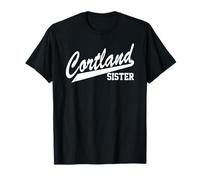 SUNY Cortland Sister Red Dragons Script Sibling Camiseta