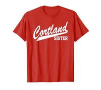 SUNY Cortland Sister Red Dragons Script Sibling Camiseta