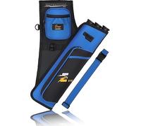 Sunya - Carcaj de Tiro con Arco para Flechas. Incluye Pestaña y Bolsillos de Liberación y Cinturón de Nailon