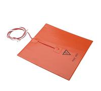 Sunydog Accesorios de Impresora de 12V Silicona Almohadilla Calefacción Caliente Transferencia Calor Eficiente Naranja 12V 120W (220V 200W 200 * 200 mm)