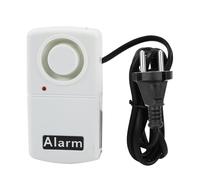 Sunydog Alarma de Corte de Energía, Sirena Alerta Corte 120 DB con Luz Indicadora LED, Reemplazo Batería Silencio Manual, Tolerante a Alto Voltaje, Material ABS, Di (Enchufe Europeo)