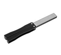 Sunydog APLEDO DE ADFIBUERA DE CUMPIADOR ANILISPORTIVO PORTABLE, Recolección Archivos Metal Afilado Más Rápidos, Anti Skid (Negro)