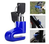 Sunydog Bike Brake Wheel Disc Rotor Lock Security Security Motorcycle Anti robo: Calidad Premium, Duradera (Azul)