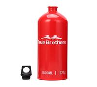 Sunydog Botella de combustible de aceite de aluminio de 1,5 l, contenedor de aceite de Gas líquido y Alcohol para acampar, senderismo, mochilero