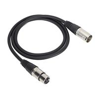 Sunydog Cable de Micrófono XLR Macho de 3 Pines a XLR Hembra Cable Equilibrado Duradero para Grabación Estudio y Sonido en PVC 1 X 10 Pies (1 metro)