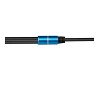 Sunydog Cable Divisor de de 3,5 Mm Macho 3,5 Mm a 2 Puertos Hembra, Elegante Adaptador Cable Auxiliar 30 Cm para IPods y Altavoces, Azul (Negra)
