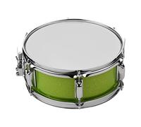 Sunydog Caja de 12 pulgadas con baquetas, correa para el hombro, instrumento de percusión con llave de tambor para estudiantes principiantes, caja de marcha, juego de caja portátil(más verde)