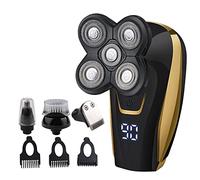 Sunydog Conjunto de afeitadora multifunción con pantalla digital LCD multifunción para hombre, afeitadora eléctrica, lavado de cuerpo entero