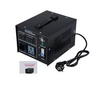 Sunydog Convertidor Reductor, Buena Disipación de Calor, Convertidor de Potencia para Rizador, Computadora Portátil, TV, Compatibilidad Universal, Adecuado para Varios Dispositivos Electrónicos,