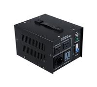 Sunydog Convertidor Reductor, Buena Disipación de Calor, Convertidor de Potencia para Rizador, Computadora Portátil, TV, Compatibilidad Universal, Adecuado para Varios Dispositivos Electrónicos,