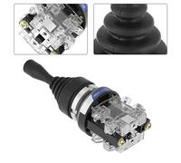 Sunydog Interruptor de Joystick HKA1-41Z02 2NO 2 Posiciones, Retorno Momentáneo con Aceite de Agua con Manga de Goma Resistente Al Polvo, AC380V 5A para Automatización y Campo de
