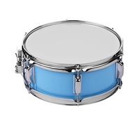 Sunydog Juego de batería de 12 pulgadas con baquetas, correa para el hombro, instrumento de percusión para estudiantes, principiantes, marching snare tambor, juego de batería portátil (azul claro)