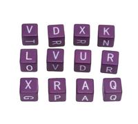 Sunydog Juego de Dados para Construir Vocabulario, Juego de Dados Palabras con Letras Revueltas con Miles Combinaciones, Educativo y Atractivo para Todas Las Edades, P