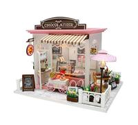 Sunydog Kit de Casa en Miniatura con Manual Detallado en Inglés, Adecuado para Que Adolescentes y Adultos Construyan Juntos (Estilo 1)