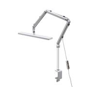 Sunydog Lámpara de Mesa Flexible para Escritorio de Uñas, Cuidado la Piel, Lectura, Fuente Alimentación Dual 3000K/4500K/6000K, 90+ CRI, Adaptador USB/CA para Oficina y Hogar (W-UE)