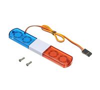 Sunydog Luces de Policía LED Luces de Coche RC Lámpara Coche RC Barra Drift Receptor 3 Canales Reemplazo Simulación Conducción Nocturna Conectado