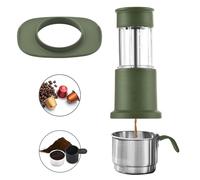 Sunydog Manual, Portátil 2 en 1 con Presión Ajustable para Aceites y Sabores ricos: Imprescindible para Entusiastas (Verde)