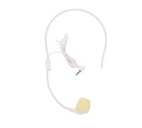 Sunydog Micrófono con Auriculares con Cable, Micrófono Duradero Cancelación de Ruido para Enseñanza en el Aula, Discurso en la Iglesia, Enchufe Ligero de 3,5mm (Blanco)