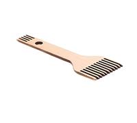 Sunydog Peine de Telar de Madera, Peine Ergonómico Duradero Doble Punta para Artesanía macramé, Uso Doméstico, Haya, 7,87 X 2,44 X 0,98 Pulgadas