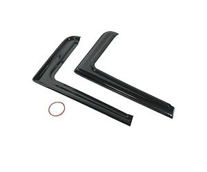 Sunydog Protector contra la Lluvia y el Viento para el Automóvil Defectores Cintas de Doble Cara para MK6 MK7 Reducción del Viento Aislamiento de Ruido Protectores Ventanas Negro PC 1 par la Versión
