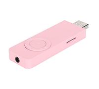 Sunydog Reproductor de Música MP3 Portátil, Batería de Litio Recargable, Expansión de 32 GB, con Auriculares, Diseño Moderno, Aproximadamente 10 Horas de Reproducción, para Disfrutar de (Rosa)