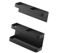 Sunydog Sostenedor Magnético del Paraguas, Diseño Ajustable, Función del Recordatorio, Material de Placa de Acero de Carbono Robusto, Instalación Fácil para el Hotel, Pasillo (Negro)