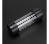 Sunydog Tanque de Refrigeración por Agua Cilíndrico Transparente de 150 Mm con Rosca G1/4 para Refrigeración Computadora, Acrílico Resistente a Altas Temperaturas, Capacidad 210 Ml, 3 Orificios