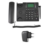 Sunydog Teléfono Fijo Inalámbrico Teléfono de Escritorio Soporte gsm 850/900/1800/1900MHZ Tarjeta SIM Dual Teléfono Inalámbrico 2G con Antena Radio Despertador Función de Grabación de SMS