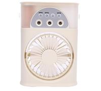Sunydog Ventilador de Refrigeración para Escritorio, Aire Acondicionado Portátil Silencioso con Humidificador, 3 Velocidades, para el Hogar, Dormitorio, Viajes, Camping