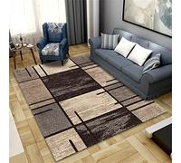 SUNYRDSM Alfombra Niño 200x300cm Alfombra De Gateo Color café Rectangular patrón geométrico Moderno colocación se Puede Personalizar Habitacion Bebe Alfombra