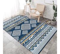 SUNYRDSM Alfombras De Dormitorio Matrimonio Antideslizante Muy Suave Decoración de líneas de diseño geométrico Moderno para Dormitorio, Cuarto de bebé, mesita de Noche 130X190CM