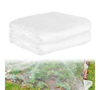 Sunyunze Red de Insectos Malla Protectora para Plantas 3m x 10m contra Insectos y Pajaros de Malla Fina Mosquitera Jardin Cortable Rede Mosquito para Jardín Balcón Huerto Cultivo (Blanco)
