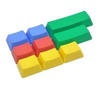 Sunzit Keycaps, 10 Key PBT Keycaps RGBY Teclado mecánico Keycaps Thick PBT Keycool Cherry MX para Corsair IKBC Logitech Razer Type Keycap