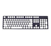 Sunzit Keycaps, 104 Keycaps Round Steampunk Crystal Light Transmisión Teclado mecánico Keycap Moldura Secundaria Font Craft ABS Keycap