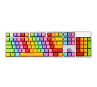 Sunzit Keycaps, 104 Teclas Keycaps Backlight Arco Iris Teclado Mecánico PBT Keycap para Magic Duck / GH60 / RK61 / ALT61 / Annie/Keyboard Poker Keys (vendi Solo keycap)