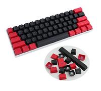 Sunzit Keycaps, 61 Teclas Keycaps Backlight Bicolor PBT Keycap para GH60 / RK61 / ALT61 / Annie/Keyboard Poker Keys (Vender Solo Teclas)