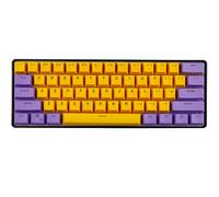 Sunzit Keycaps, 61 Teclas Keycaps Backlight Bicolor PBT Keycap para GH60 / RK61 / ALT61 / Annie/Keyboard Poker Keys (Vender Solo Teclas)