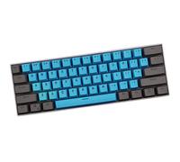 Sunzit Keycaps, 61 Teclas Keycaps Backlight Bicolor Teclado Mecánico PBT Keycap para GH60 / RK61 / ALT61 / Annie/Keyboard Poker Keys